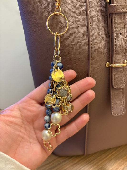 Blue Star Flower - Purse Charm